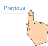 Picture of a finger selecting the Previous button